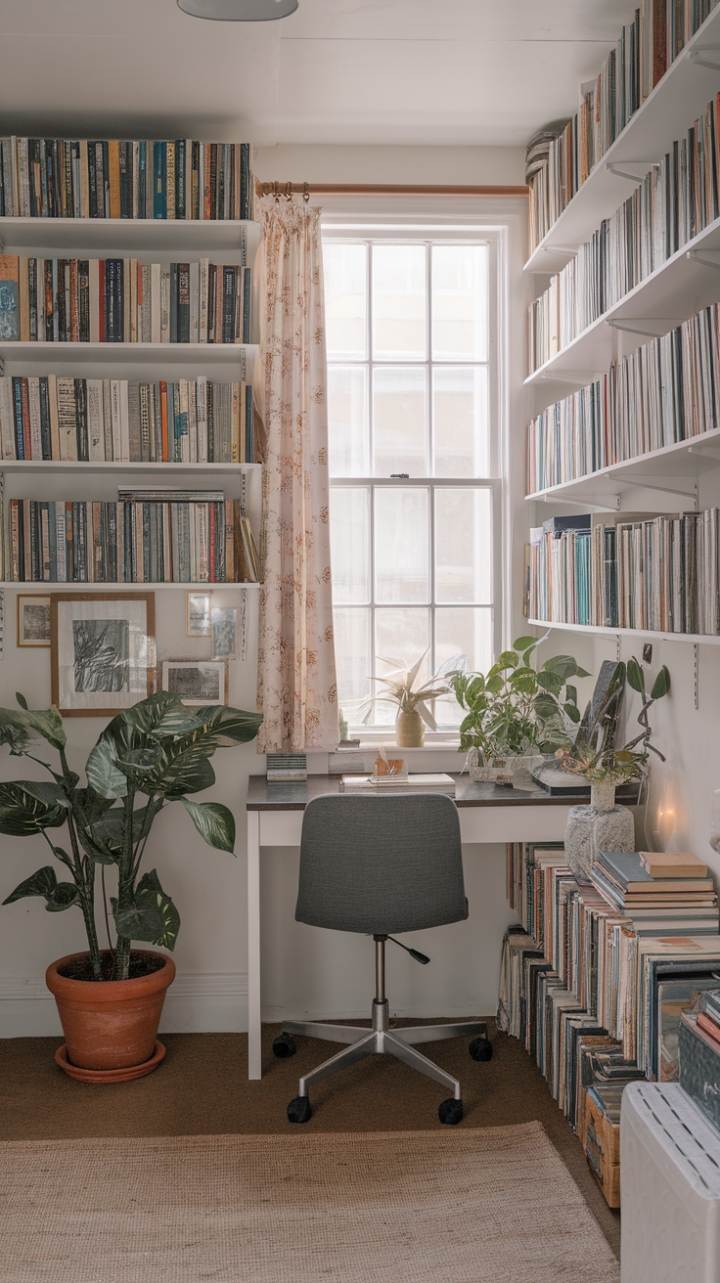Inviting Sunlit Nook Blends Function and Style