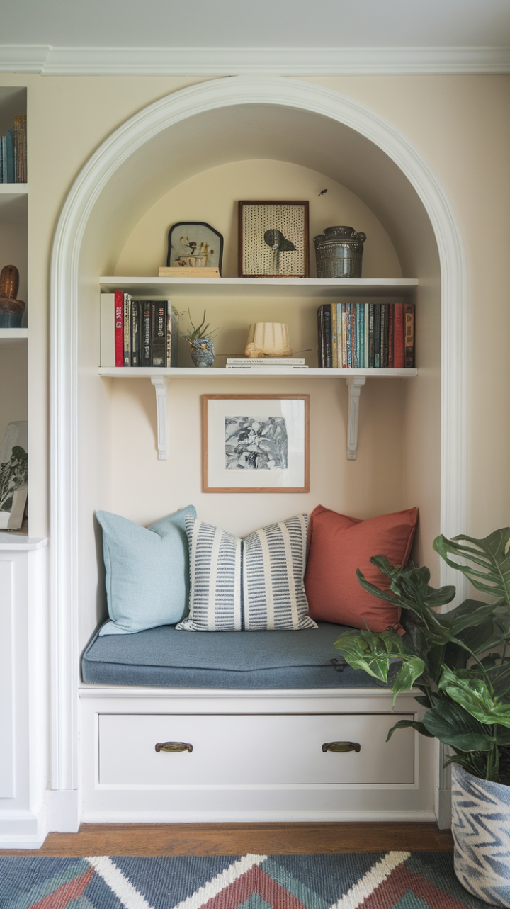 Cozy Alcove Lounge: Maximizing Style in Small Spaces