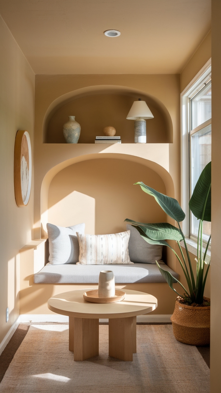 A Bright Nook for Relaxation and Green Inspiration