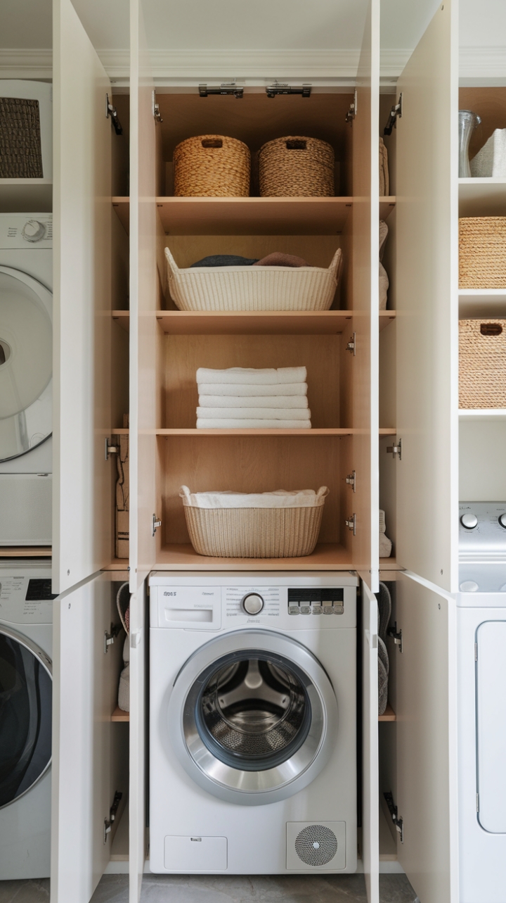 Optimize Your Laundry Space with Vertical Storage