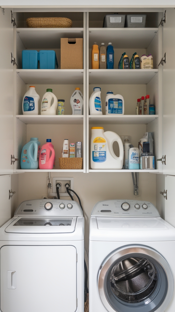 Maximize Vertical Storage in Your Laundry Room