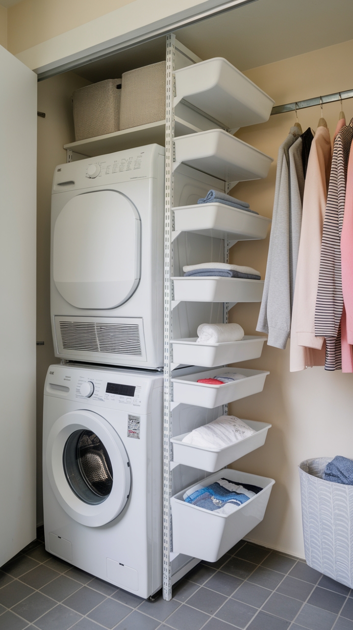20 Genius Small Laundry Room Storage Ideas That Are Chic, Too