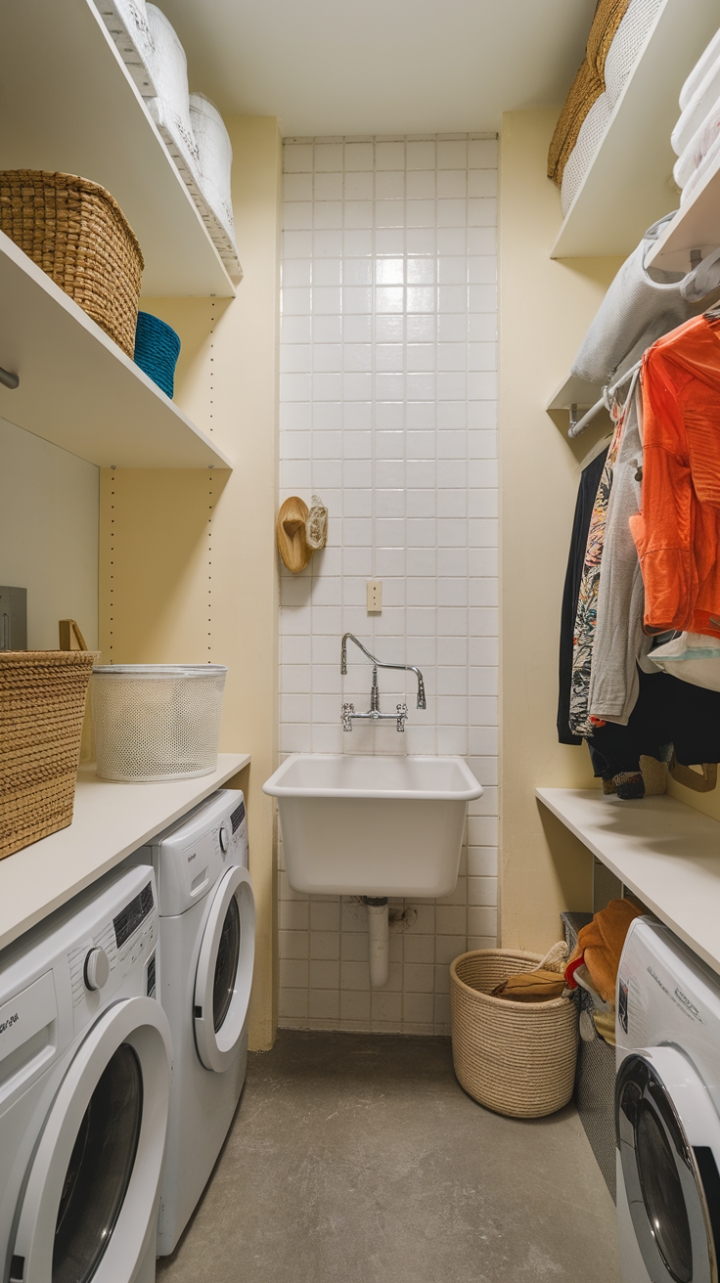 Efficient Compact Utility Room Design