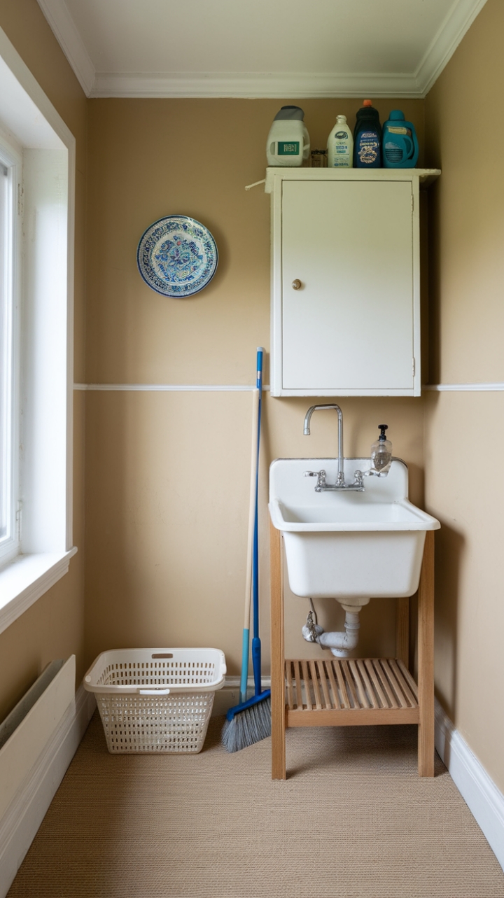 Chic Simplicity: Elevating Utility Spaces with Style