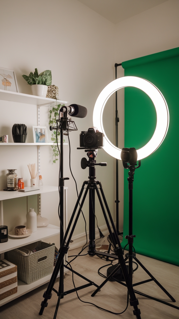 Sleek YouTube Studio Blends Functionality and Style