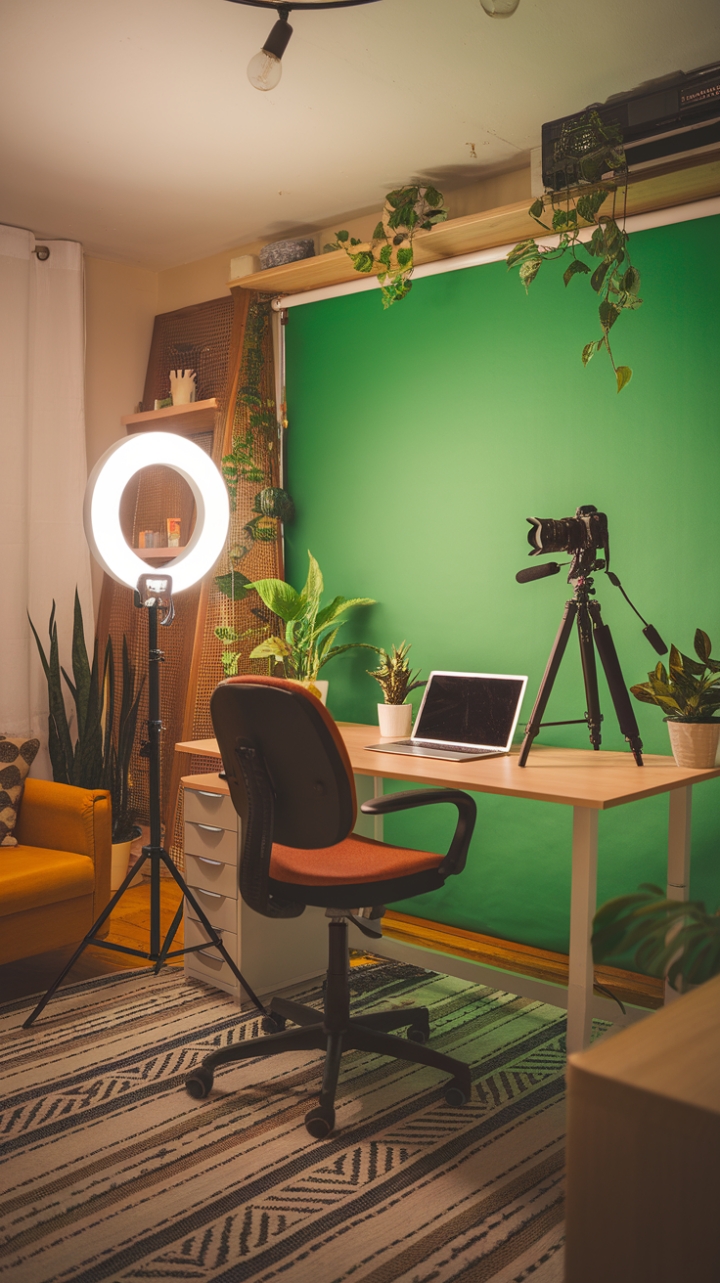 Small Space, Big Dreams: A Cozy Content Creation Corner