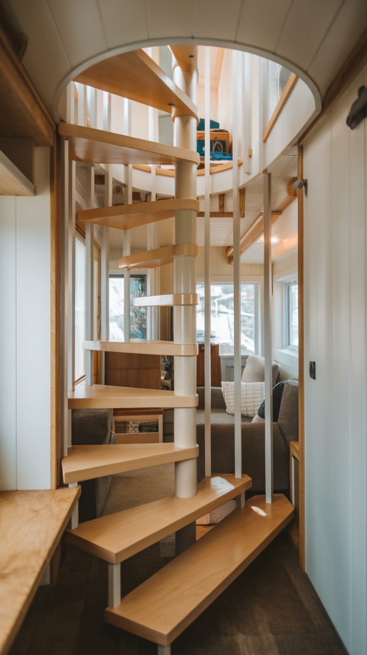Efficient Design Elevates Cozy Loft in Small Living Area