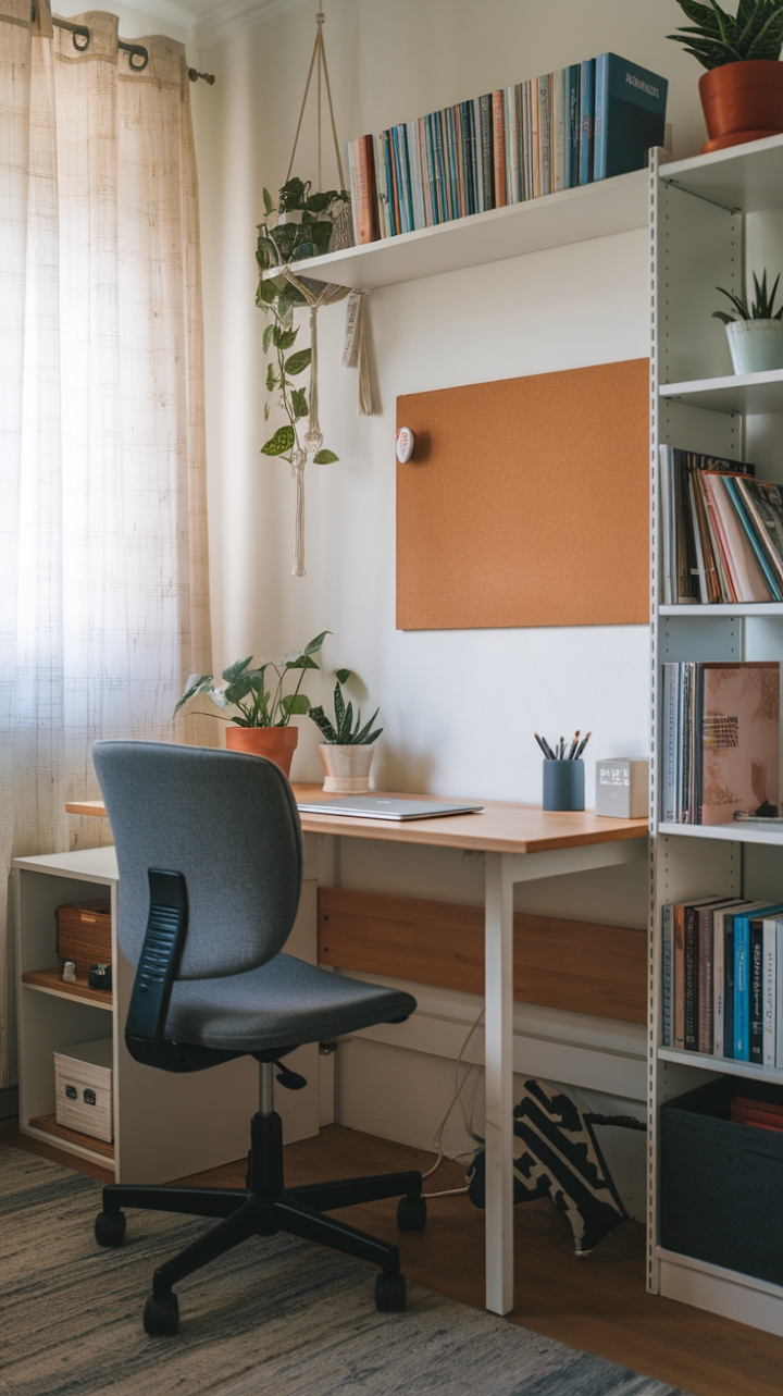 Charming Compact Home Office for Style and Function