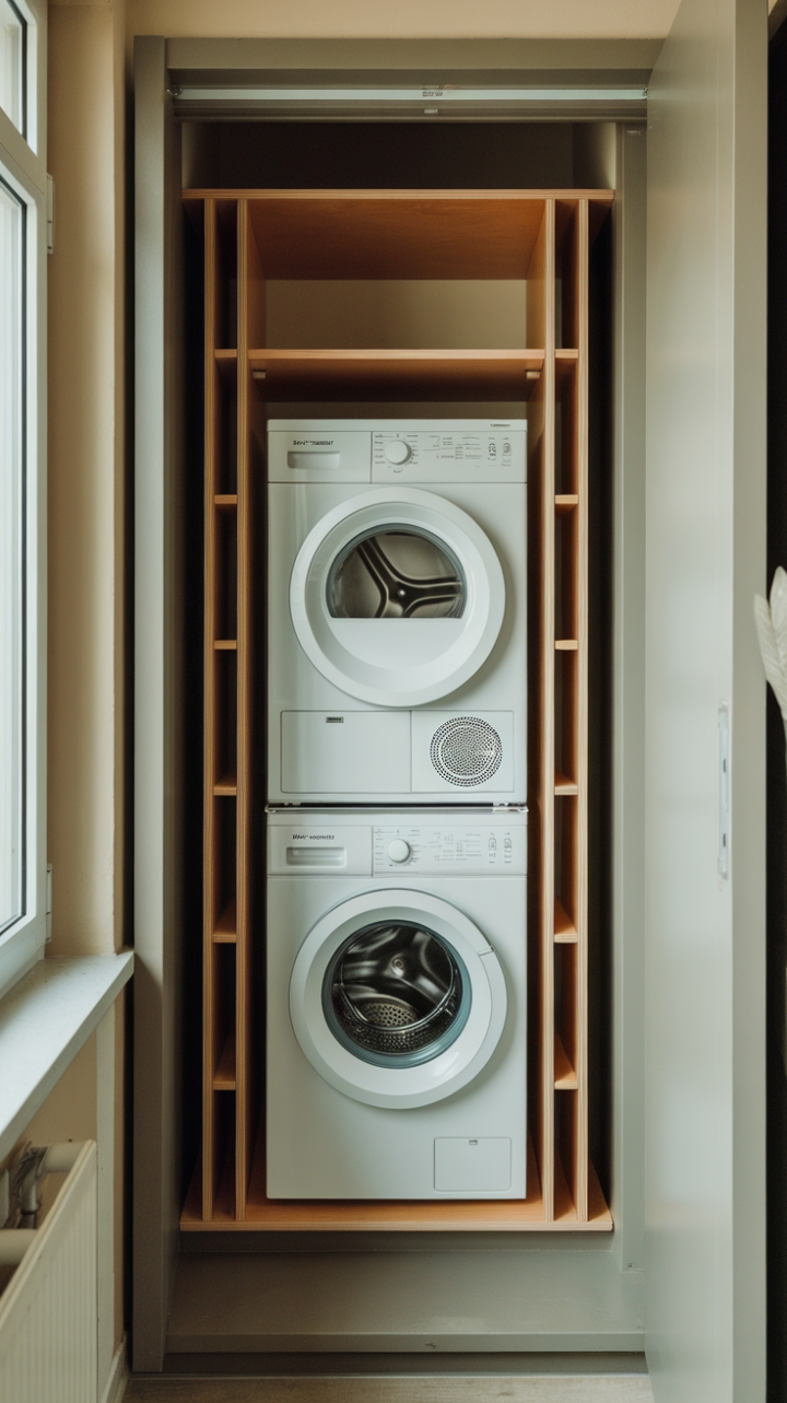 20 Stackable Decor Ideas That Will Transform Your Tiny Laundry Room