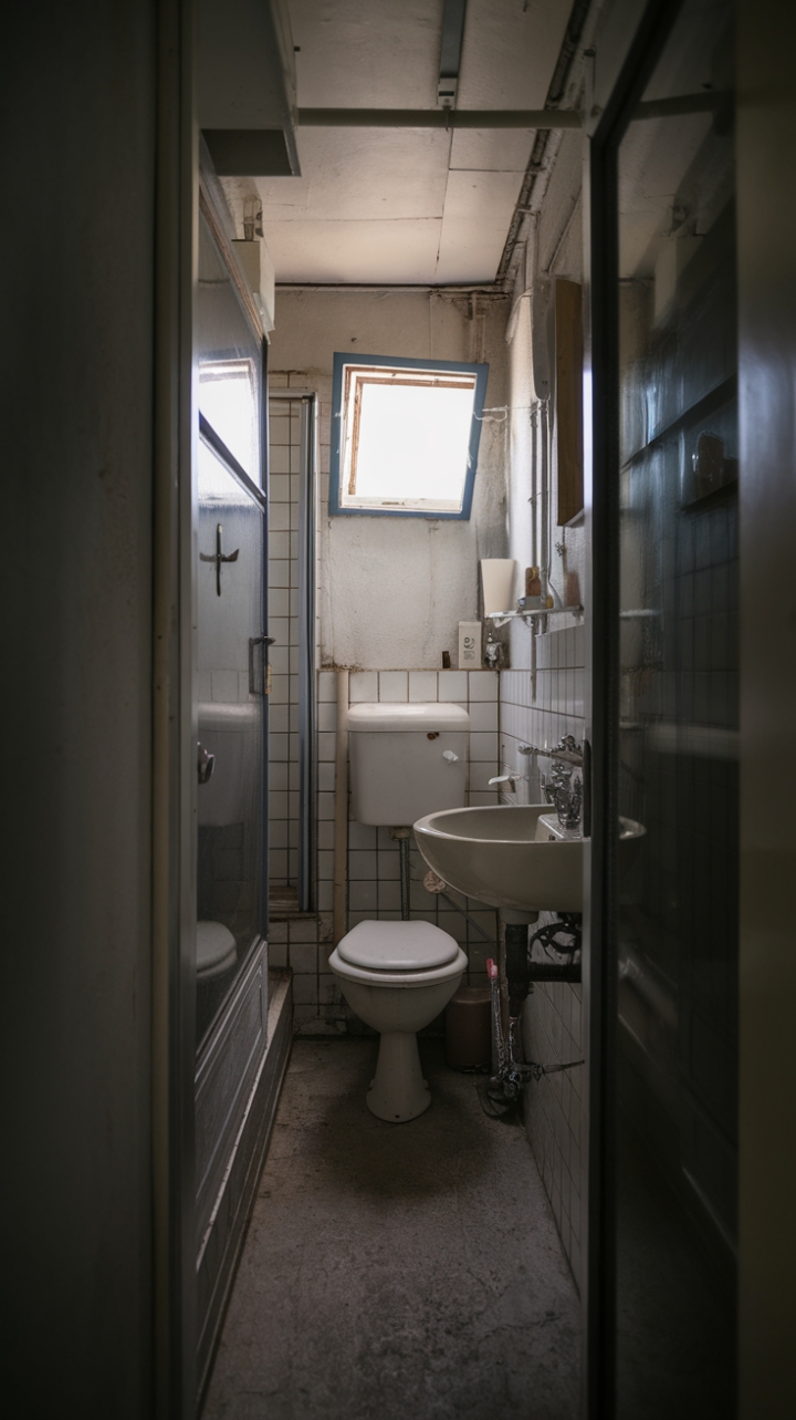 Efficient Compact Bathroom Design
