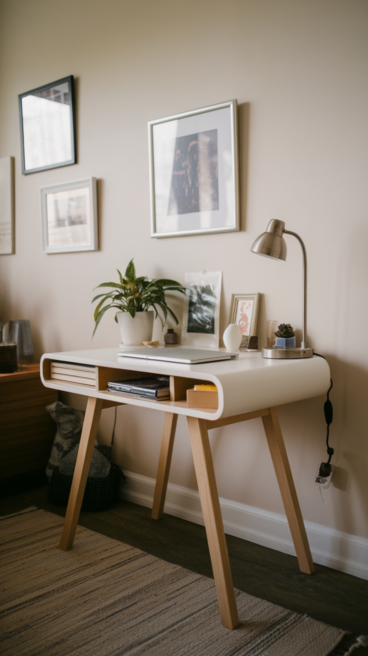 Charming Small Desk with Style and Functionality