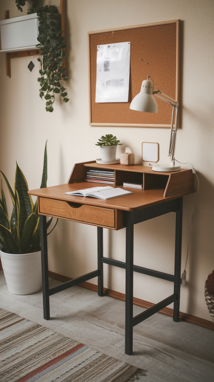 Personalized Small Desk with Warm Details