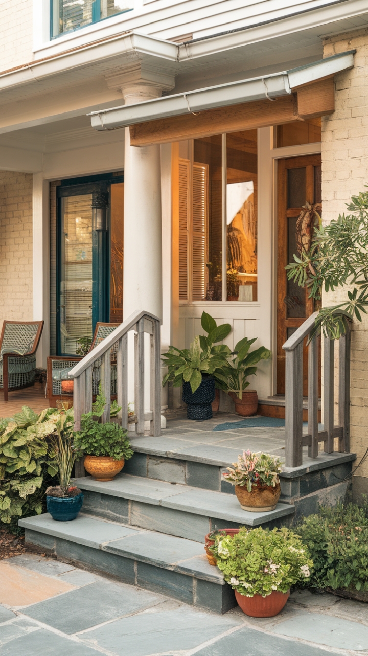 Charming Entryway with Greenery and Classic Details