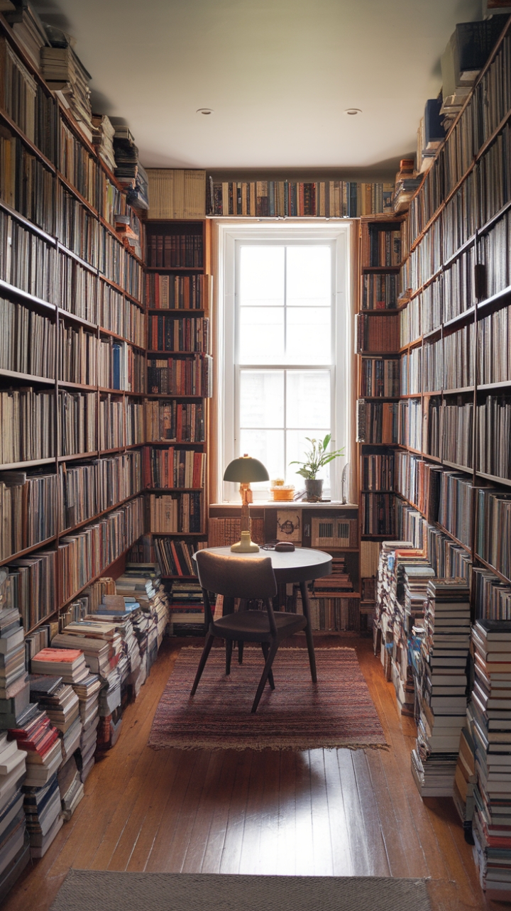 Cozy Home Library Retreat