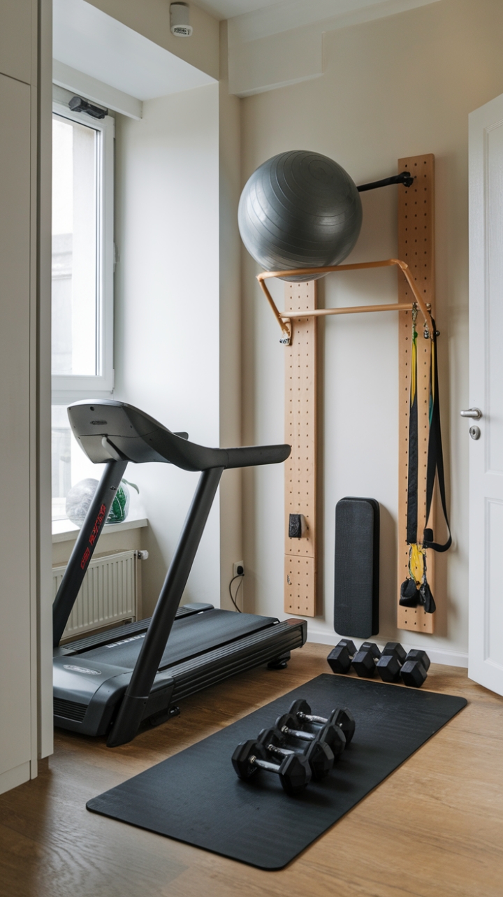 Efficient and Stylish: A Compact Home Gym for Every Space