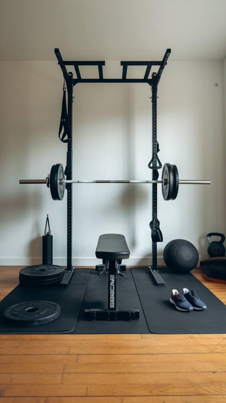 Chic Compact Gym Corner