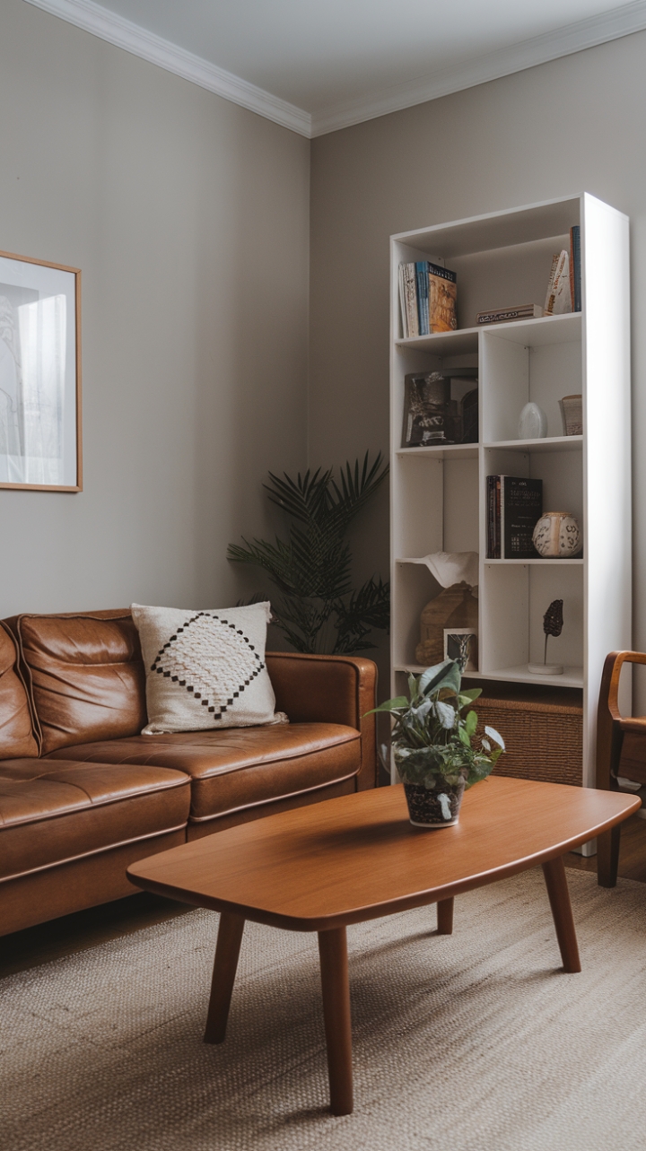 Cozy Elegance: A Small Living Room with Warmth and Style
