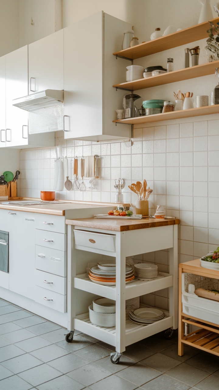 Versatile Multi-Purpose Kitchen Island for Cozy Spaces