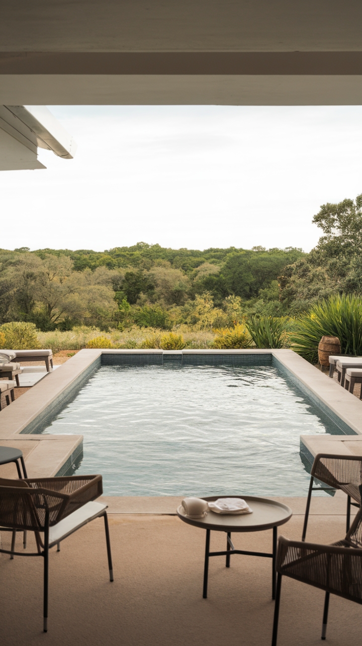 Elevate Your Outdoor Space with a Chic and Relaxing Plunge Pool Retreat