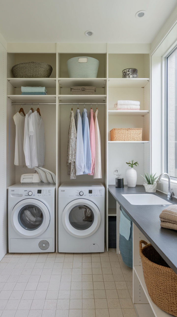 Chic and Functional Laundry Room Design