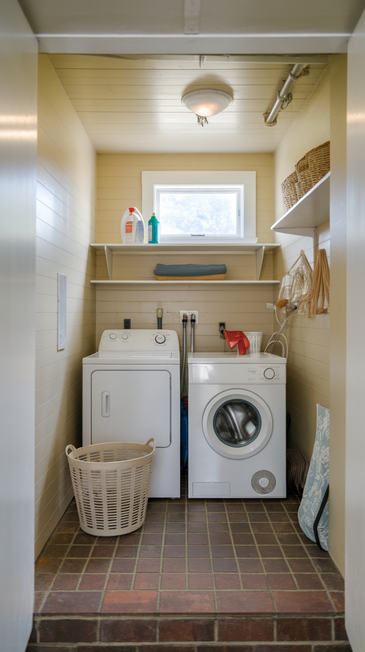 Stylish Solutions for a Tidy Laundry Room