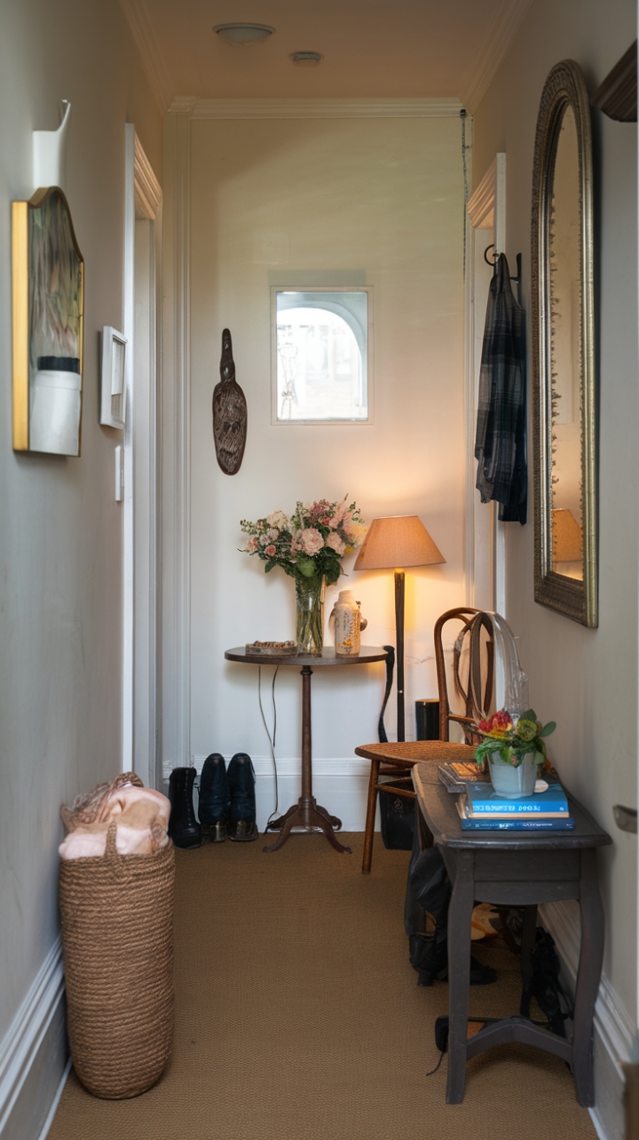 Inviting Small Foyer Maximizing Style and Space