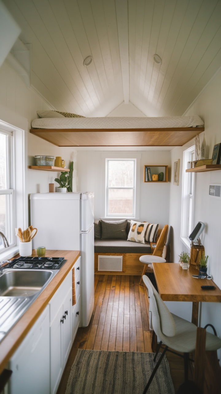 Cozy Tiny Home with Bright Loft and Functional Kitchen