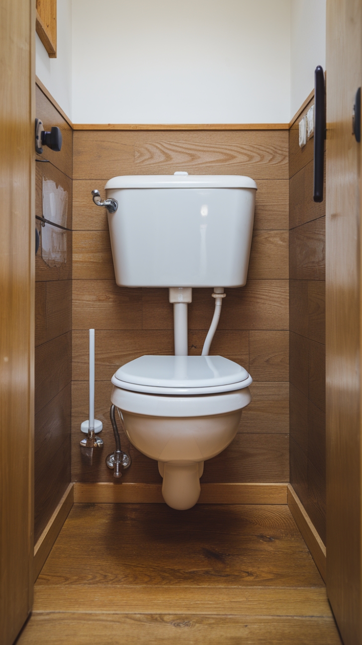 Space-Saving Wall-Hung Toilet Enhances Small Bathrooms