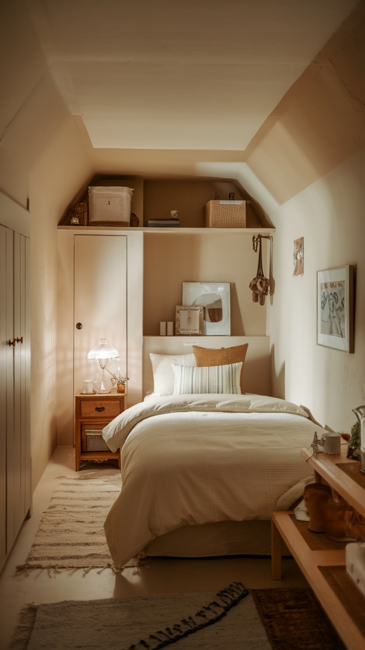 Intimate Small Space with Warm Tones
