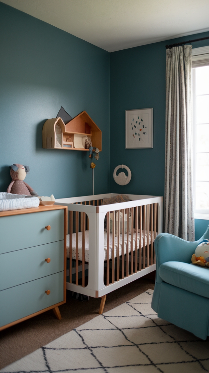 Small Space Serenity: A Calm and Cozy Nursery Design