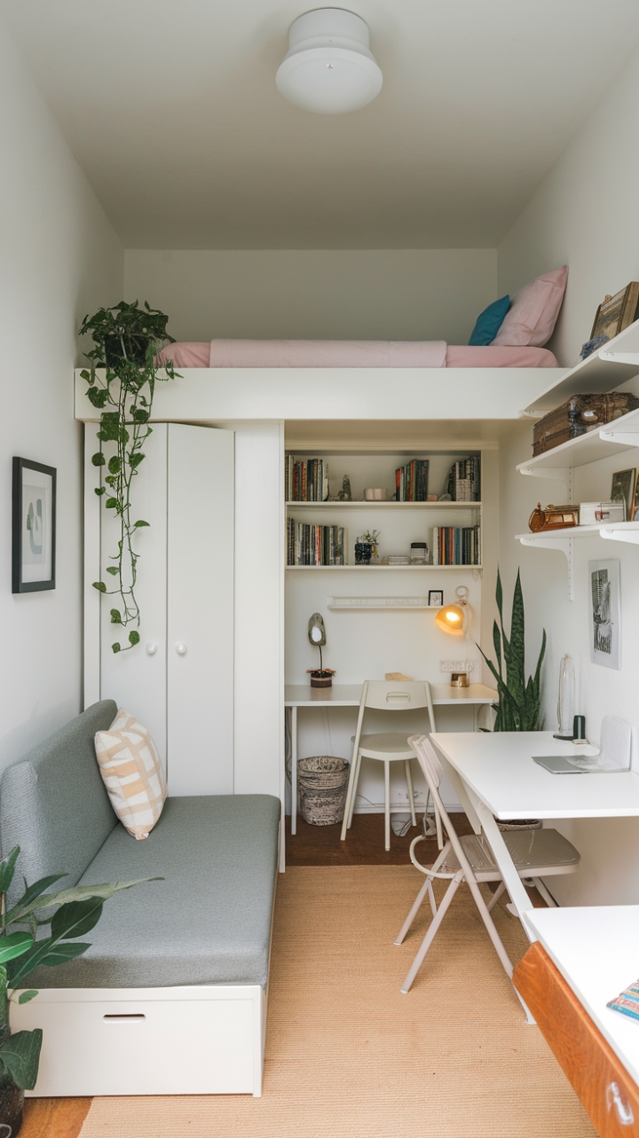 Urban Oasis: Maximizing Style and Function in a Compact Room