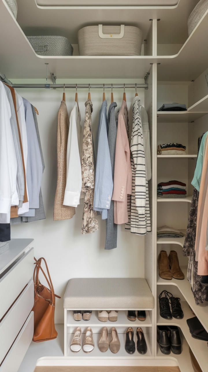Smart Style: Compact Walk-In Closet Solutions