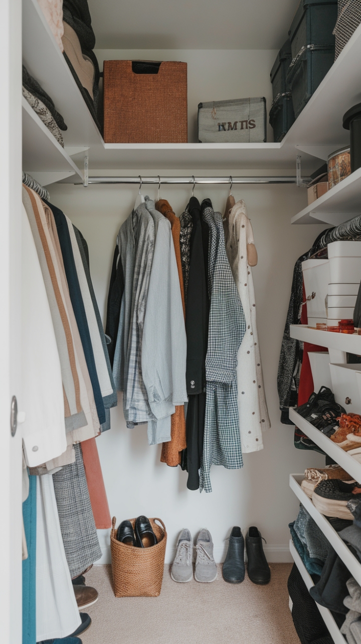 Smart Storage Solutions for a Clutter-Free Walk-In Closet