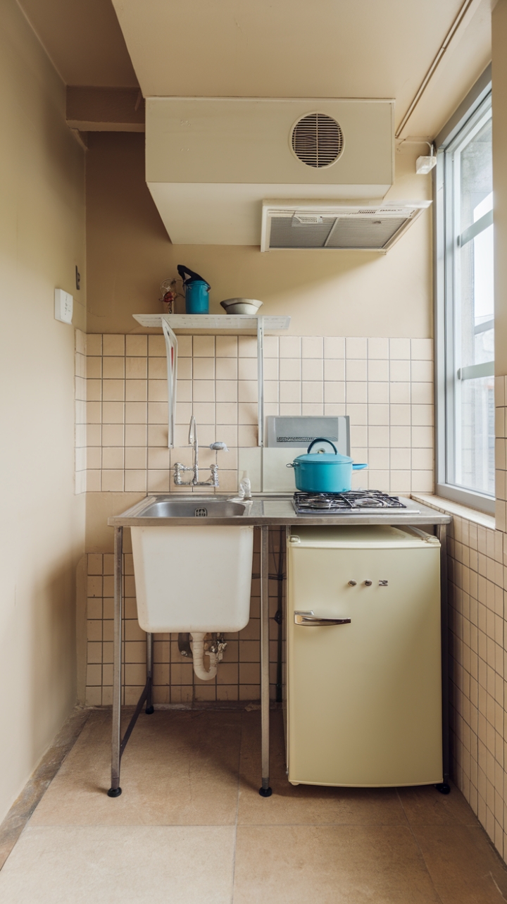 Efficient Elegance: Compact Kitchen Design for Micro Apartments