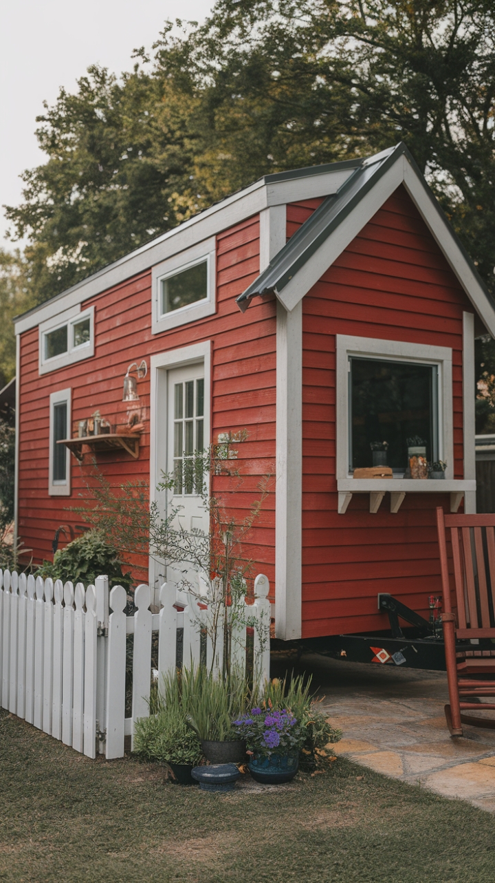 Cozy Wheelside Escape with White Picket Fence and Relaxing Nook