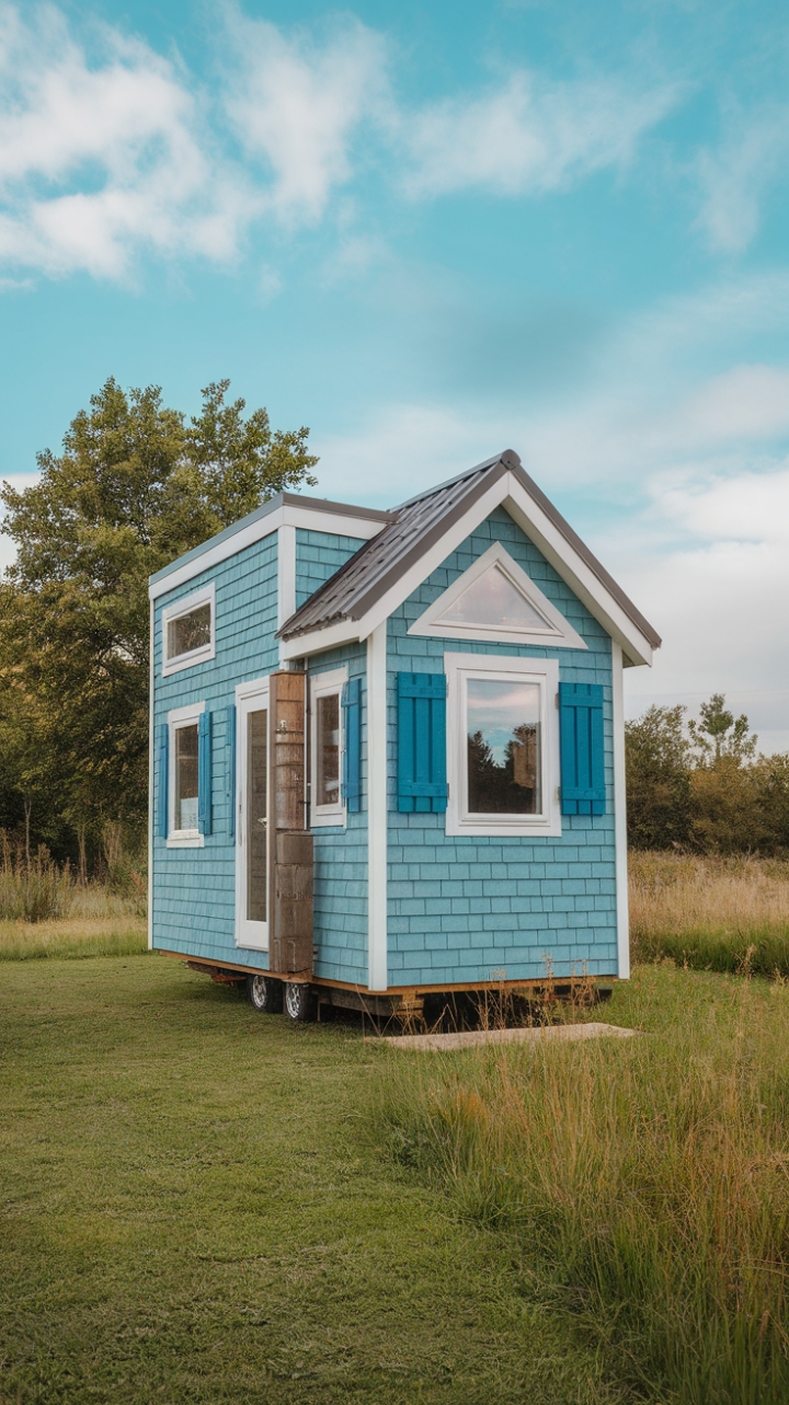 Cozy Cottage-Style Tiny House Surrounded by Nature
