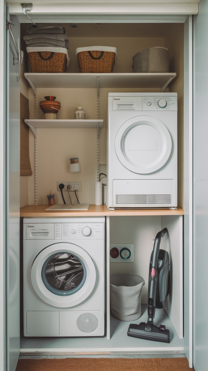 Efficient Compact Laundry Space