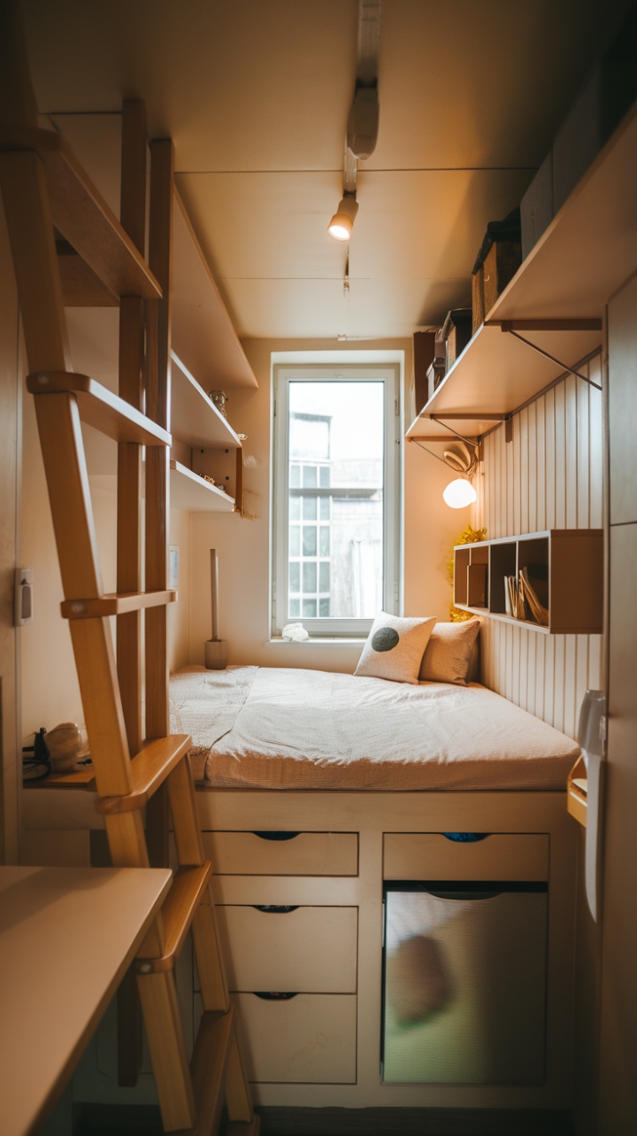 Smart Small Space: Cozy Loft with Bright Ideas