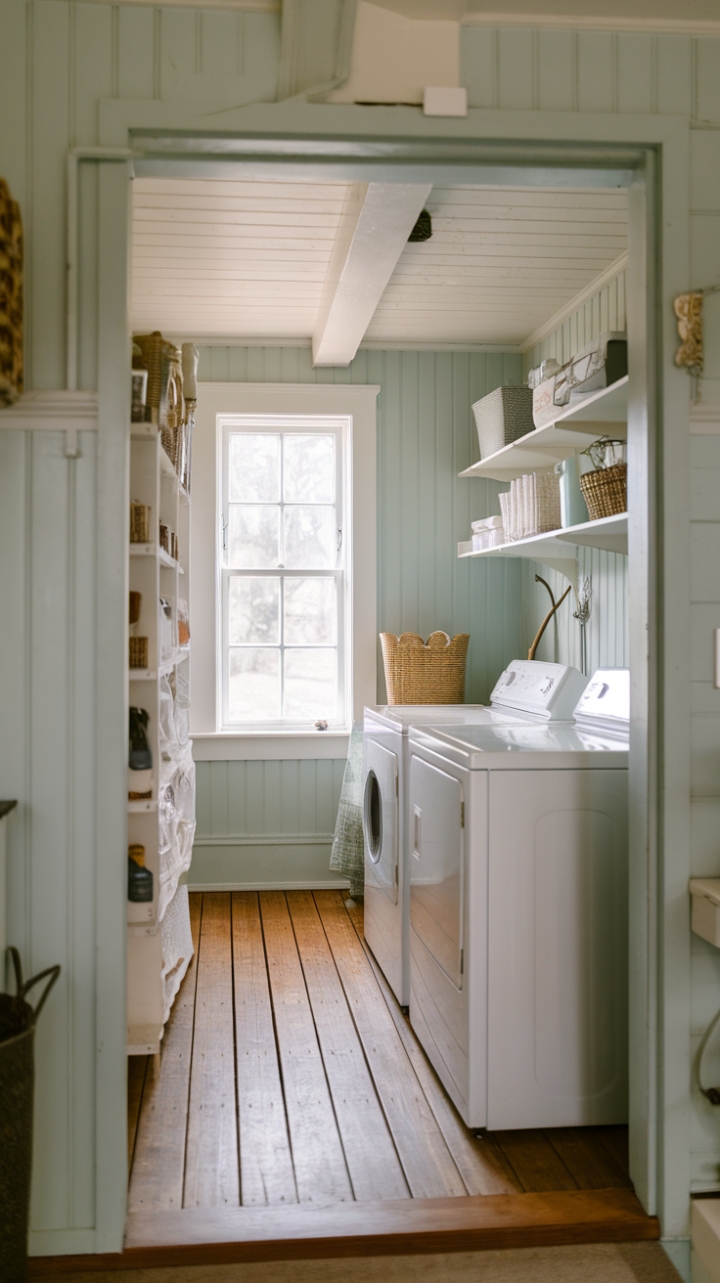 Rustic Charm in a Compact Utility Space