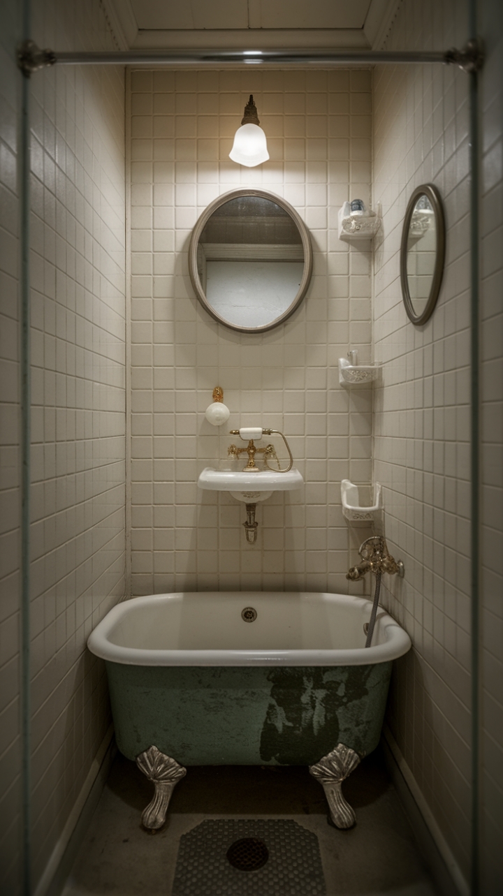 Nostalgic Retro Retreat Featuring Antique Fixtures
