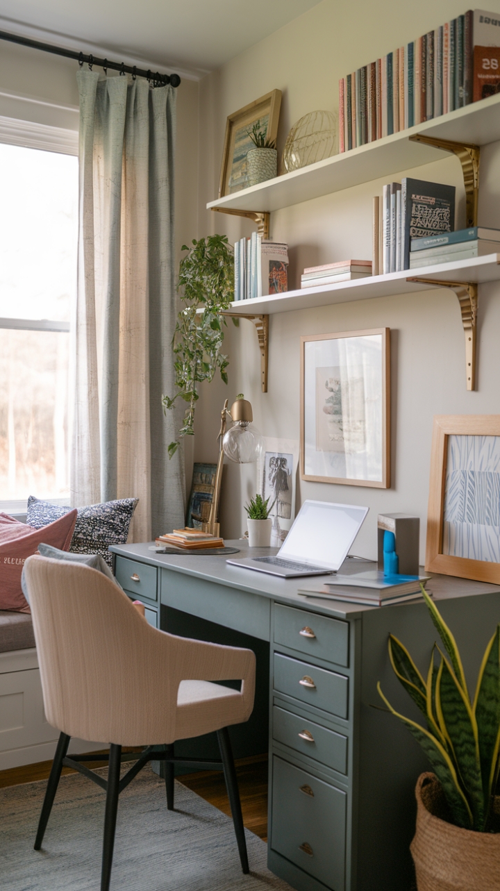 Stylish Serenity: Creating a Functional and Inviting Workspace