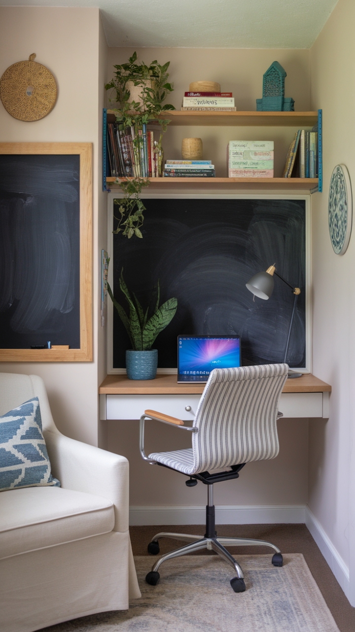 Creating a Cozy, Stylish Workspace in a Small Space