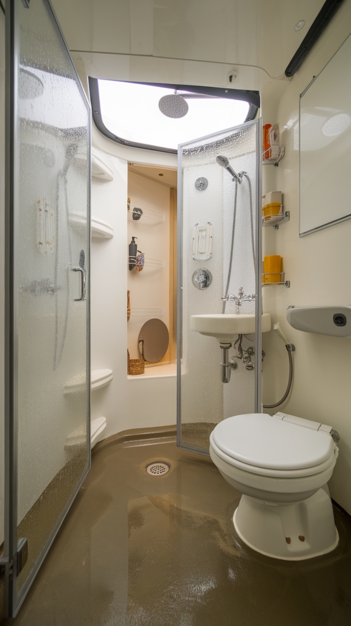 Smart Space-Saving Shower Design