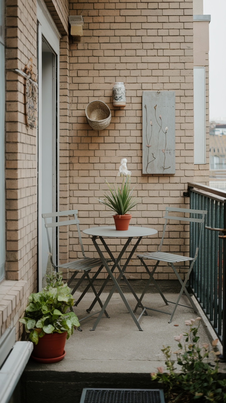 City Views and Chic Details: Making the Most of a Tiny Patio