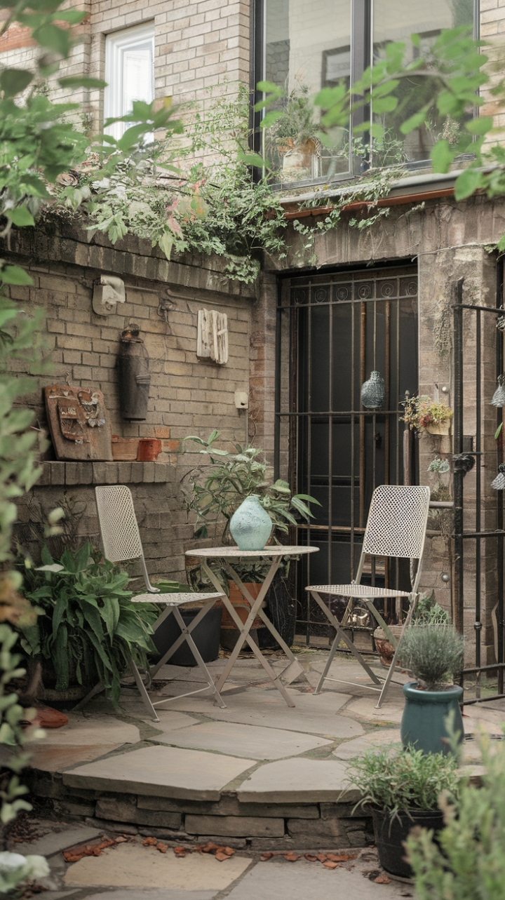 Serene Stone Patio Retreat