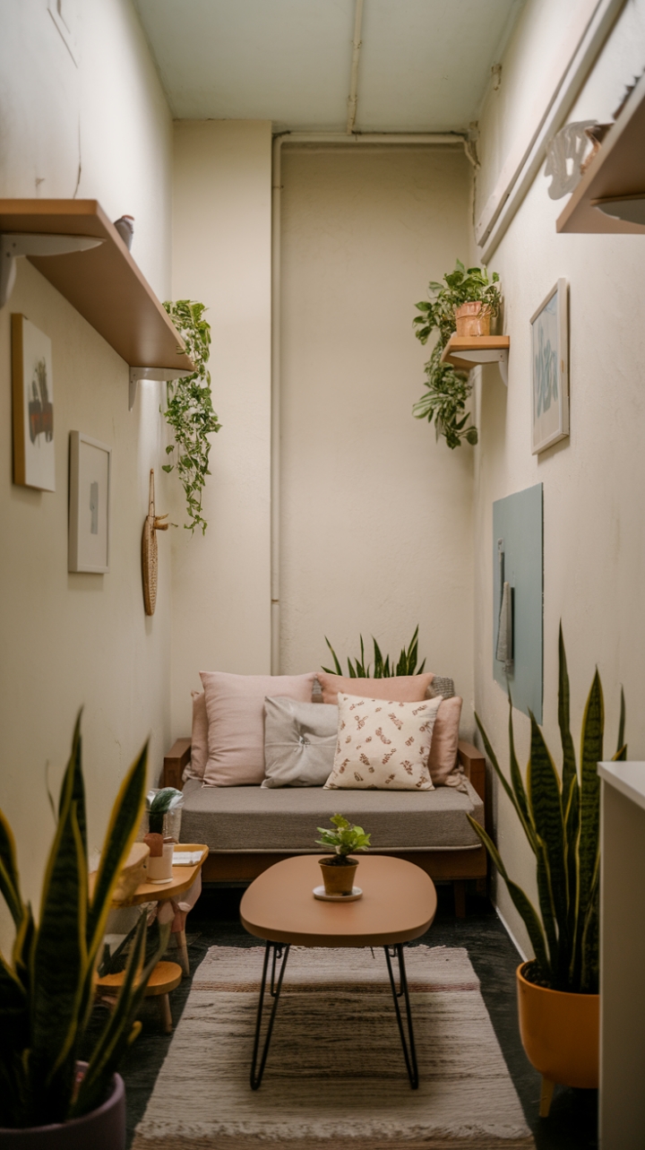 Cozy Space Maximized with Light Hues and Thoughtful Decor