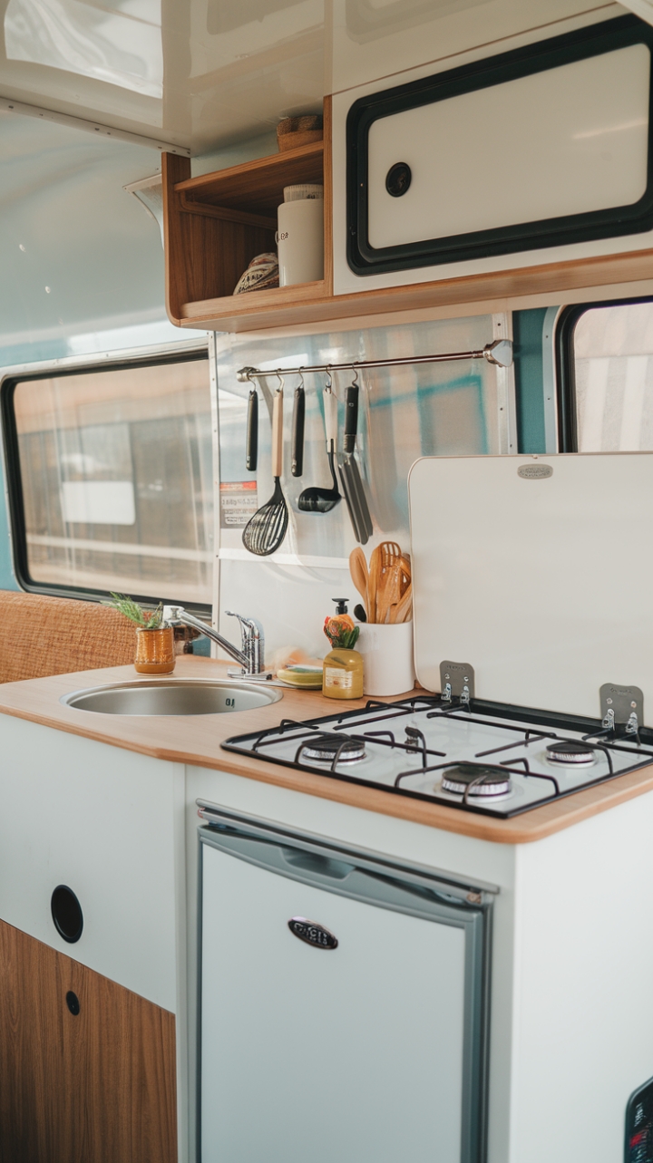 Mobile Marvel: A Compact Kitchen for On-the-Go Living