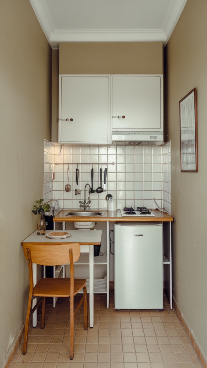 Smart and Cozy Tiny Kitchen Design