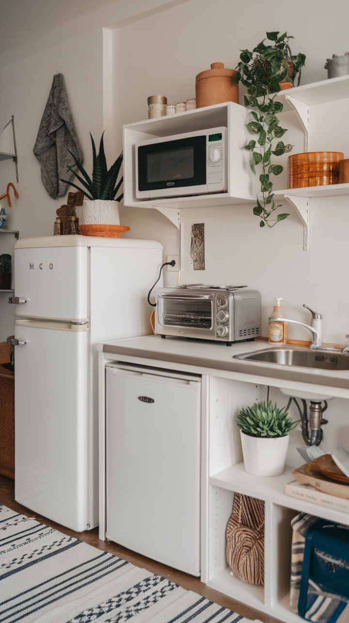Cozy and Practical: A Small Kitchen with Big Charm