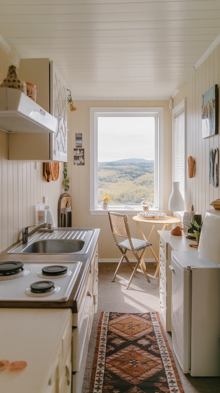 Cozy Tiny Kitchen with Scenic Views